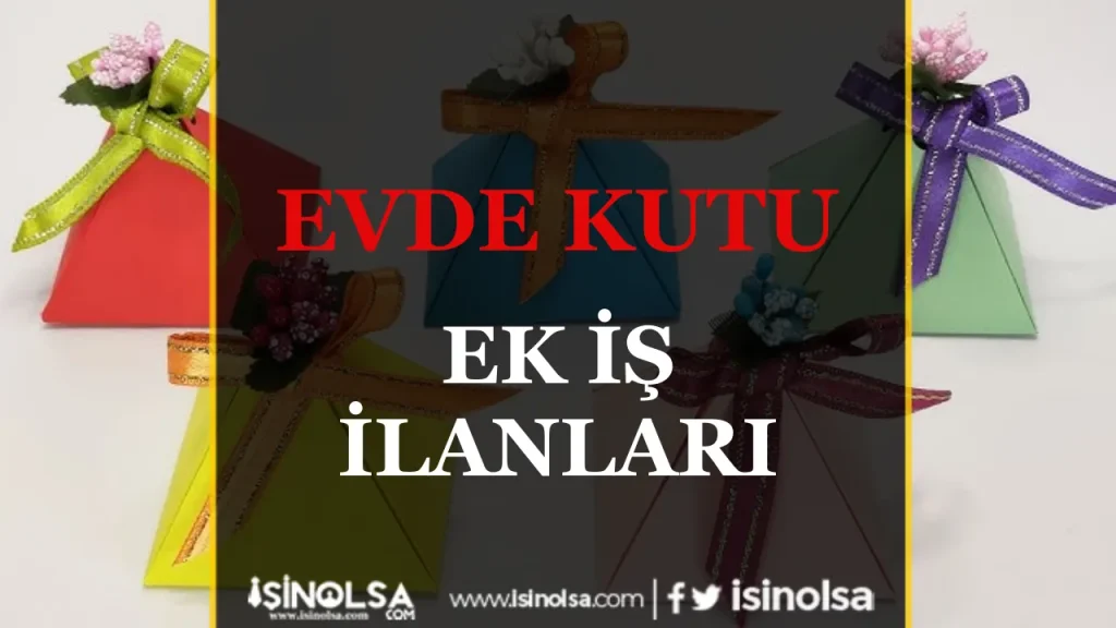 Evde kutu Ek Is Ilanlari