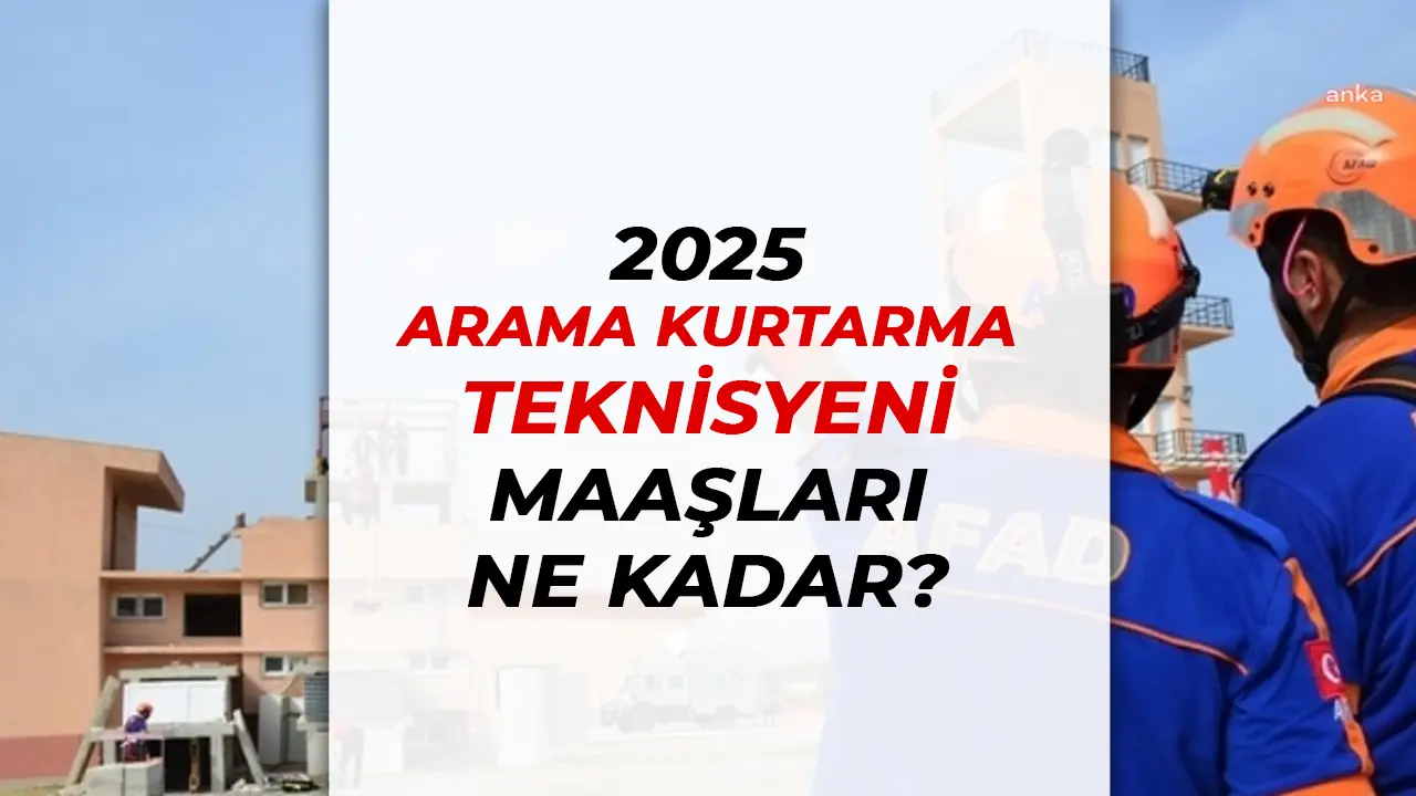 arama kurtarma teknisyeni maaşları