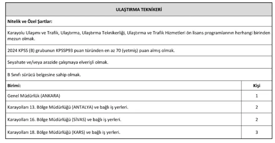 kgm ulastirma