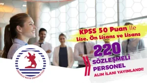 OMÜ 220 Sözleşmeli Personel Alımı İlanı – En Az Lise ve 50 KPSS