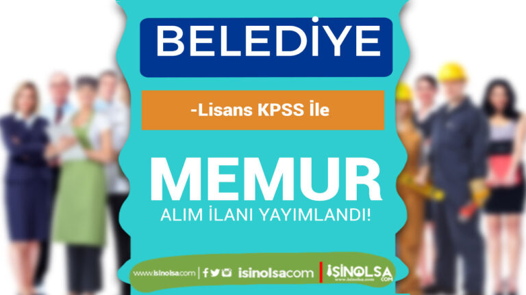 belediye memur alimi