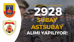 Jandarma ve Sahil Güvenlik 2928 Subay ve Astsubay Alımı Yapıyor!