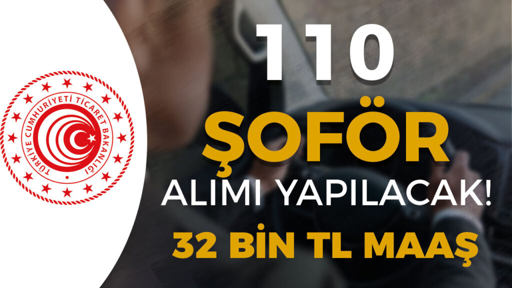 ticaret bakanligi sofor alimi 1 1