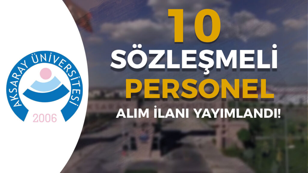 aksaray universitesi personel alimi 1