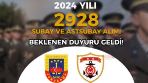 Jandarma ve Sahil Güvenlik 2928 Subay ve Astsubay Alımı Hakkında Duyuru Geldi!