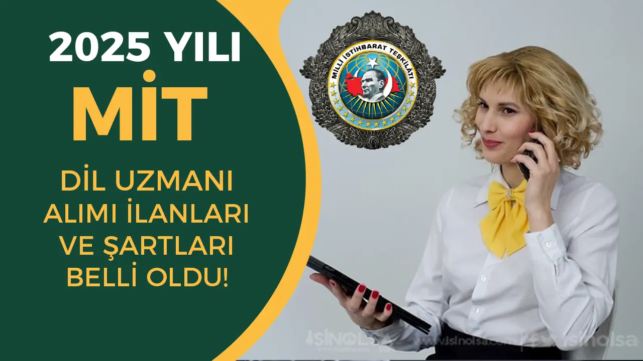 MİT DİL UZMANU alımı