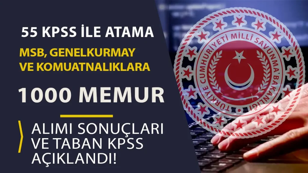 Msb genelkurmay memur alımı