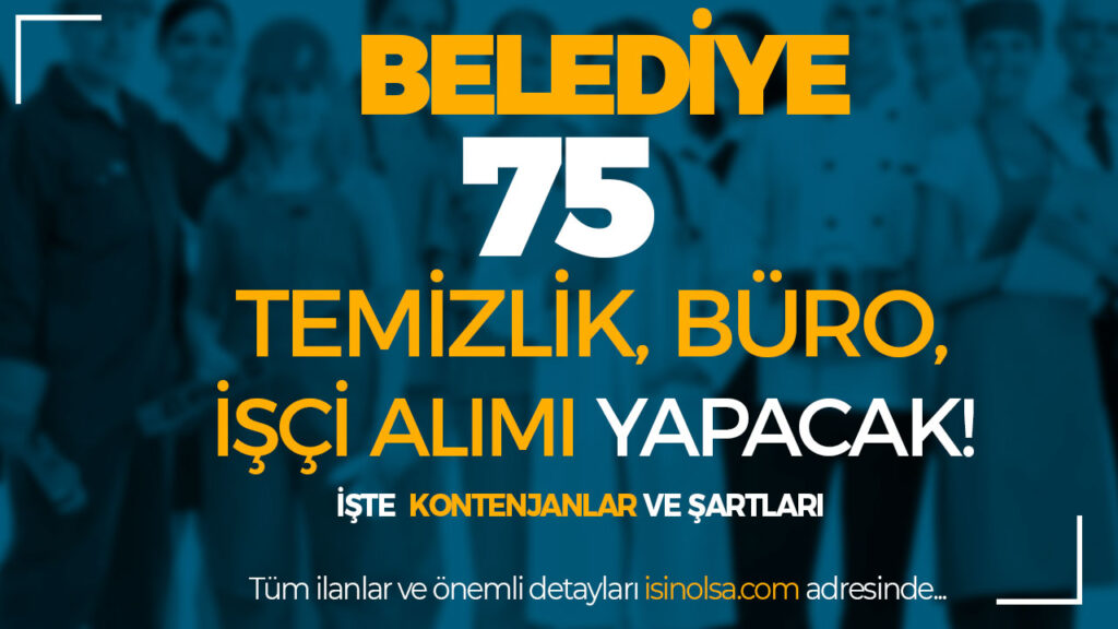 belediye isci alimi