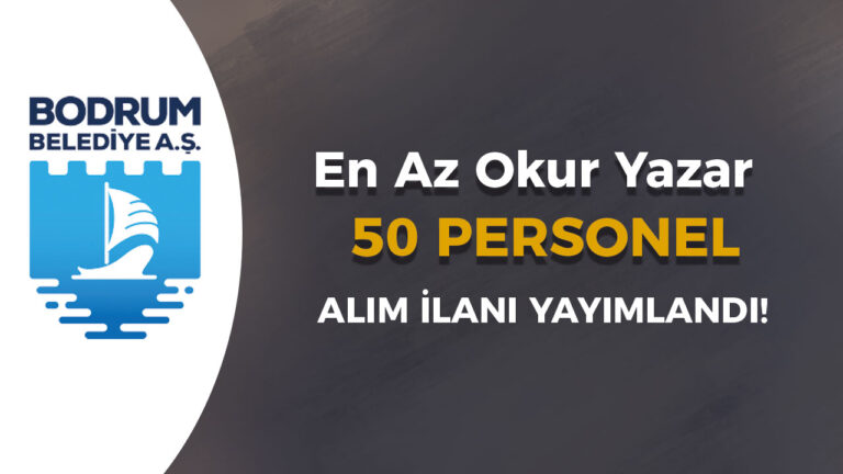 bodrum belediyesi personel alimi