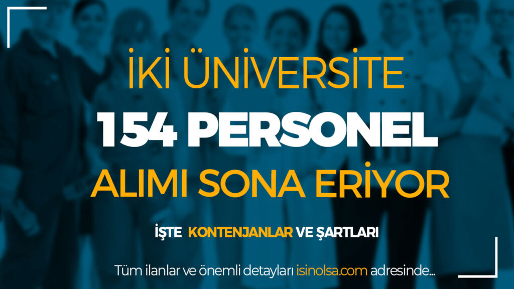 iki universite personel alimi