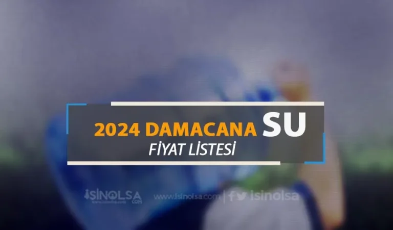 damacana su fiyatlari