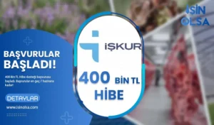 İŞKUR’dan Engelli ve Eski Hükümlülere 400 Bin TL Hibe Desteği!