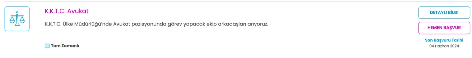 Kıbrıs Personel Alımı