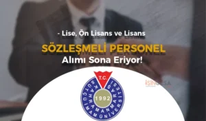 KSÜ 37 Sözleşmeli Personel Alımı Sona Eriyor