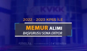 KVKK KPSS İle Memur Alımı Sona Eriyor! ( Uzman Yardımcısı )