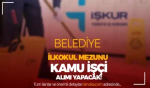 Muratpaşa Belediyesi 20 İşçi Alımı İlanı – İlkokul, 18 – 50 Yaş