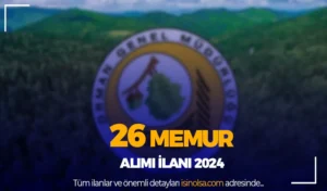 OGM 26 Orman Muhafaza Memuru Alımı İlanı 2024