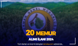 OGM Sözleşmeli 20 Orman Mühendisi Alımı 2024