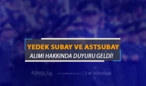 MSB Yedek Subay ve Astsubay Geçiş Duyurusu Yayımladı!