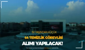 Zeytinburnu Belediyesi 44 Temizlik Personeli Alımı – 50 Yaşından Küçük