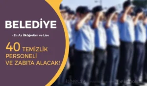 Marmaraereğlisi Belediyesi İŞKUR ile 40 Temizlik ve Belediye Zabıtası Alımı yapıyor!