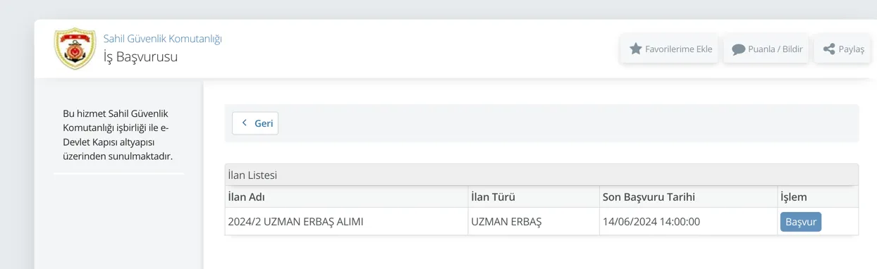 Sahil Güvenlik Uzman Erbaş 2-1