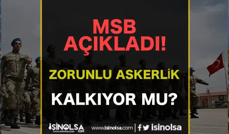 zorunlu askerlik kalkiyor mu