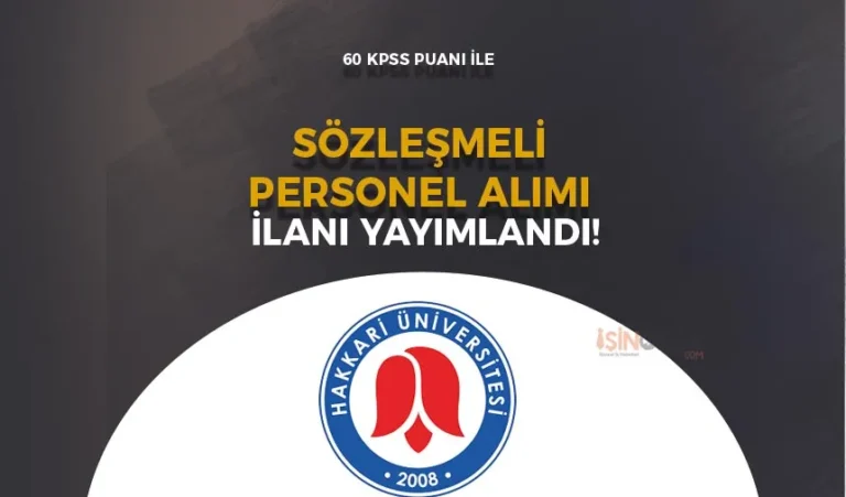 hakkari universitesi perosnel alimi