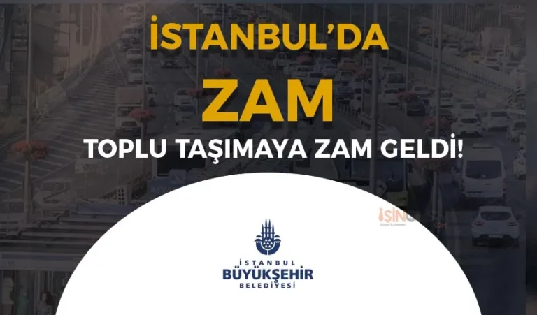 istanbulda zam