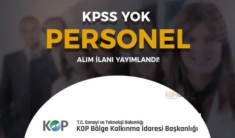 kop personel alimi