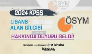 2024 KPSS Alan Bilgisi Oturumları cevap Anahtarı Yayımlandı!