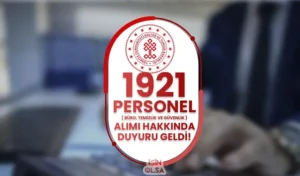 Kültür Bakanlığı 1921 Temizlik, Büro ve Güvenlik Personeli Alımı Hakkında Duyuru!