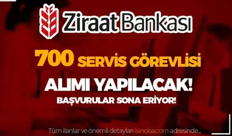 servis gorevlisi alimi