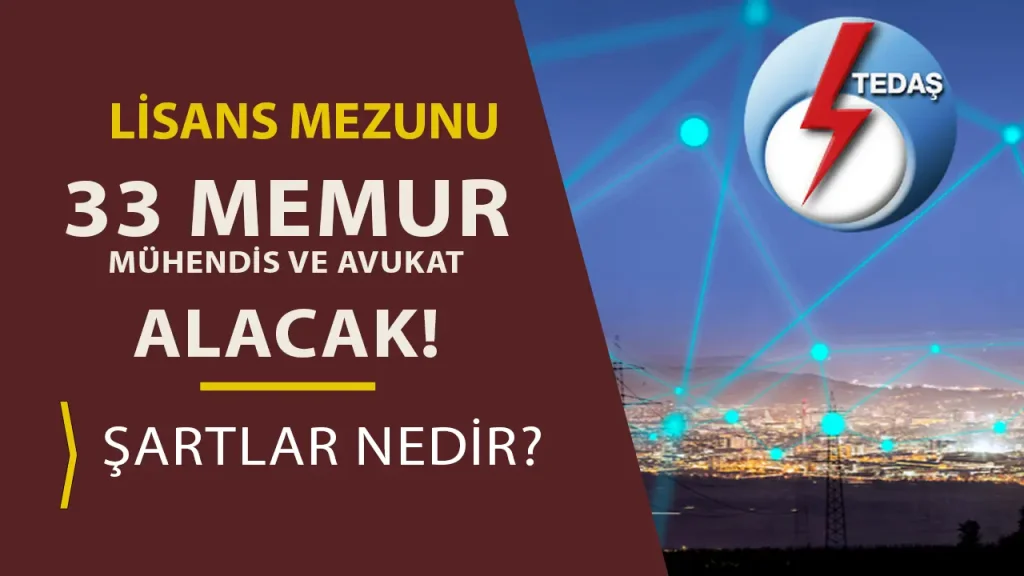 tedaş memur alımı