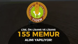 TİGEM 155 Memur Alımı Yapacak! KPSS 2024/2 Nitelik Kodları