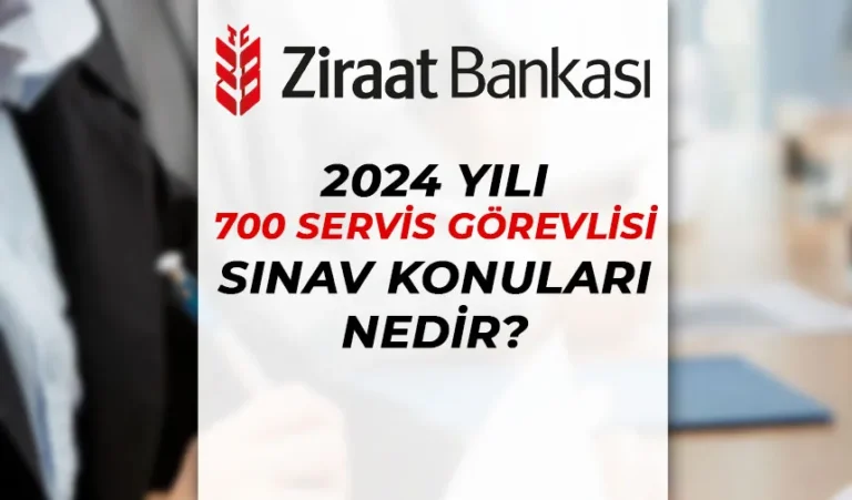 ziraat servis gorevlisi