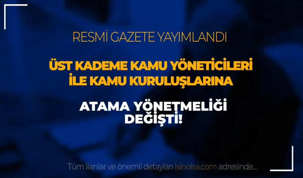 atama yonetmeligi