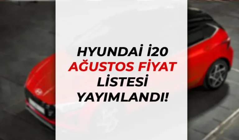 hyundai fiyat listesi