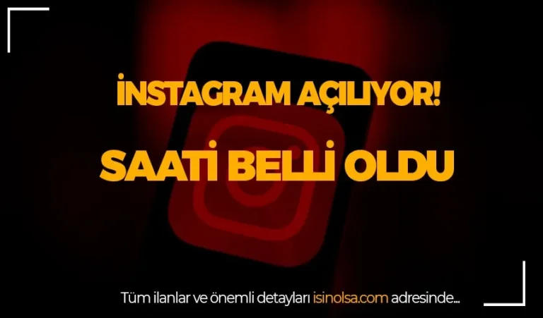 instagram aciliyor