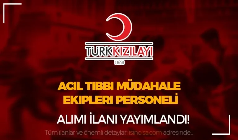 kizilay saglik personeli