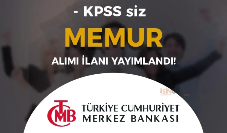 merkez bankasi memur alimi