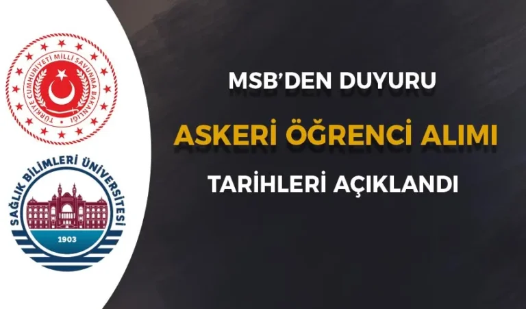 sbu askeri ogrenci alimi