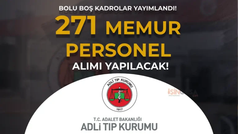 adli tip kurumu memur alimi