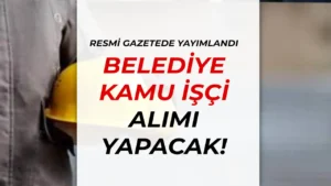 Belediye İŞKUR ile Kamu İşçi Alımı İlanı Yayımladı! ( Ahmetpaşa Belediyesi )