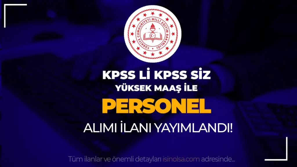 meb bilisim personeli alimi