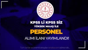 MEB KPSS li KPSS siz Sözleşmeli Personel Alımı Başvuruları