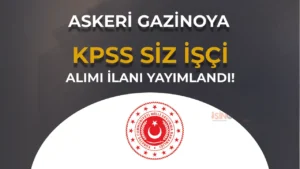 MSB Askeri Gazino Müdürlüğü İşçi Alımı İlanı Yayımladı!