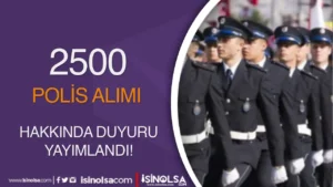 PMYO 2024 Yılı 2500 Polis Alımı Sonuçları Açıklandı!