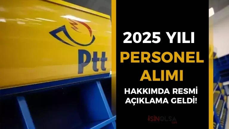 ptt personel alımı açıklaması