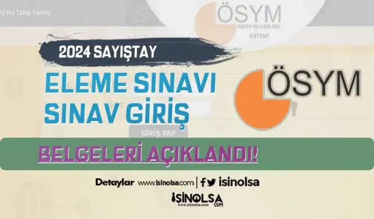 sinav giris belgeleri sayistay